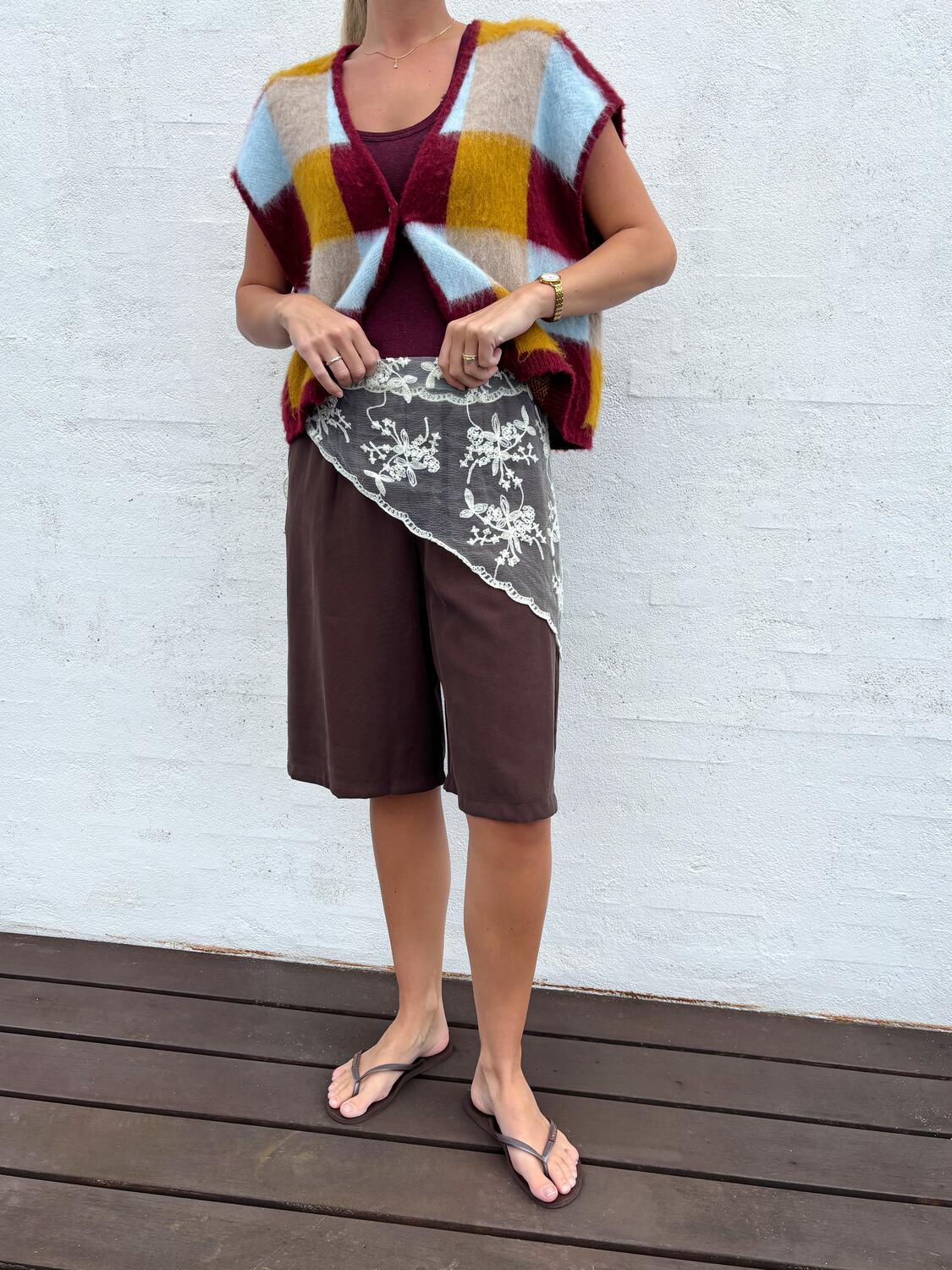 Miriana blondetørklæde - Butter Yellow